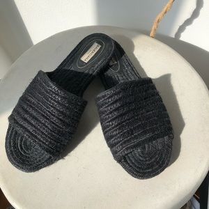 Blenciaga Black Wicker Slides
Size 39 ( US 8.5)